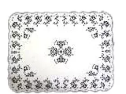 Dentelle Harmony blanche 40 x 50 cm